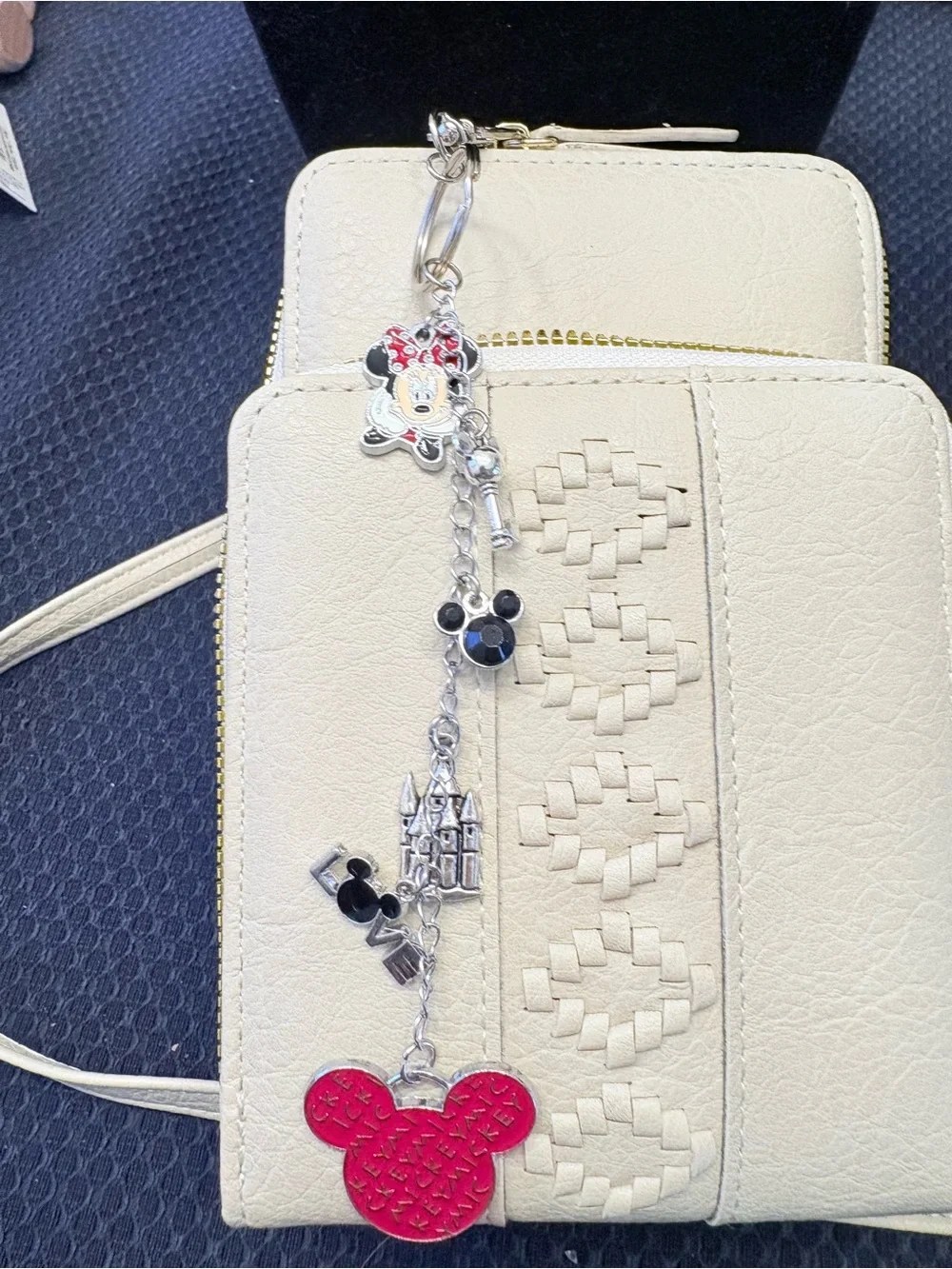 Mickey and Minnie Mouse themed bag Charm Keychain/clip